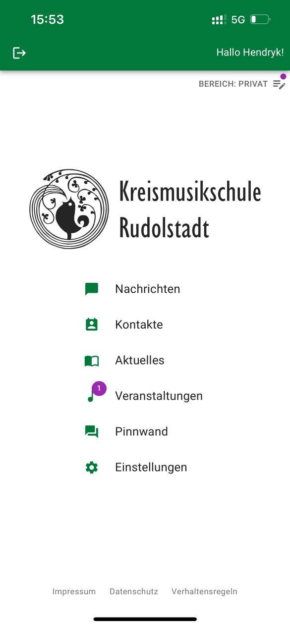 Musikschule-App